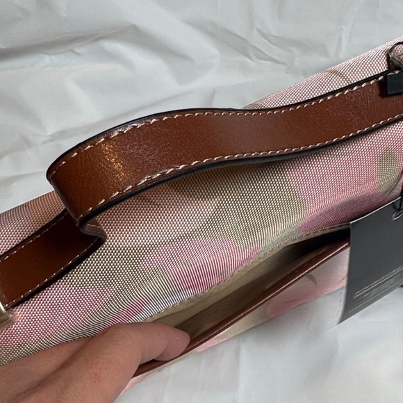 NWT Hawaiian Floral Pink and Brown Women's Bag - Picture 5 of 6